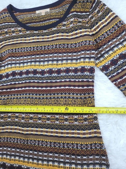 [366]NWOT Skies are Blue Size Hippie Boho Knit Dress - Picture 4 of 9